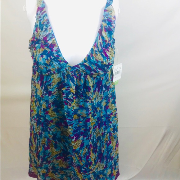 Johnny Martin Flirty Dress Sundress Cocktail Size 1 Umpire Waist - Picture 8 of 8